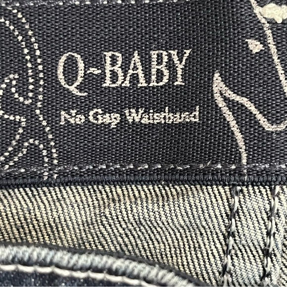 Wrangler Q Baby Jeans Size 9/10 X 36 Blue Womens Denim Boot Cut Western Cowgirl - Picture 12 of 12